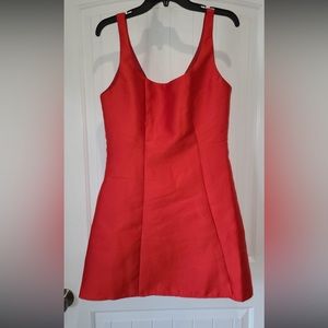 Red cocktail dress